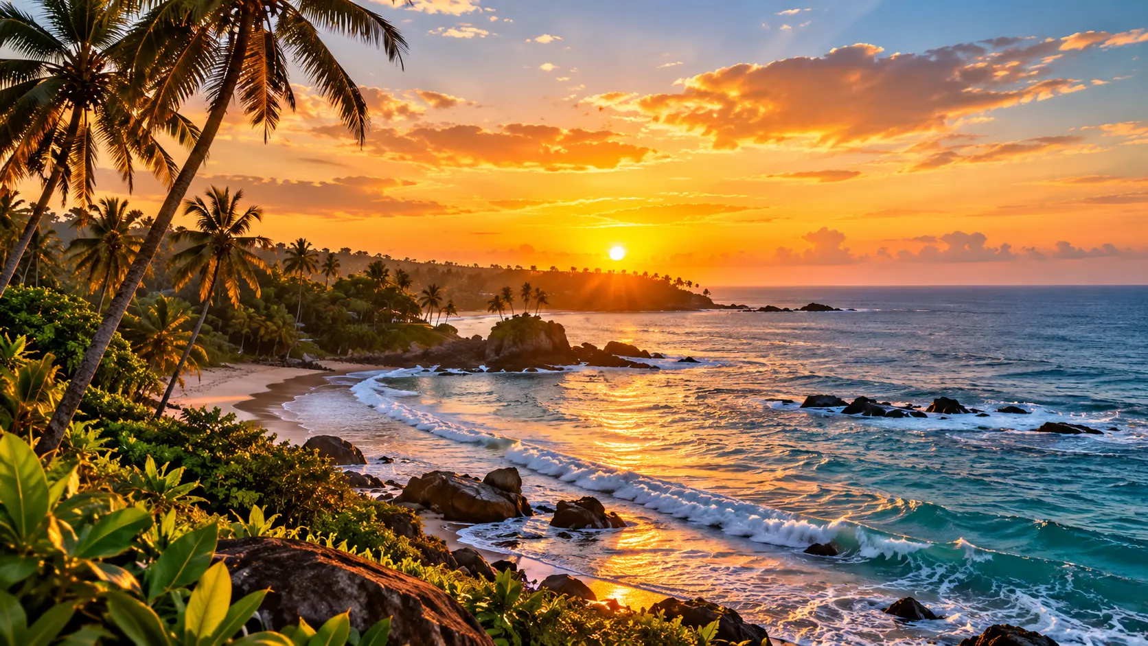 Sri Lanka coastal scenery