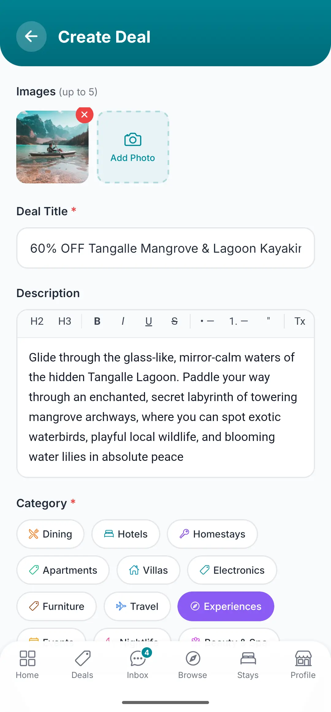 App screenshot