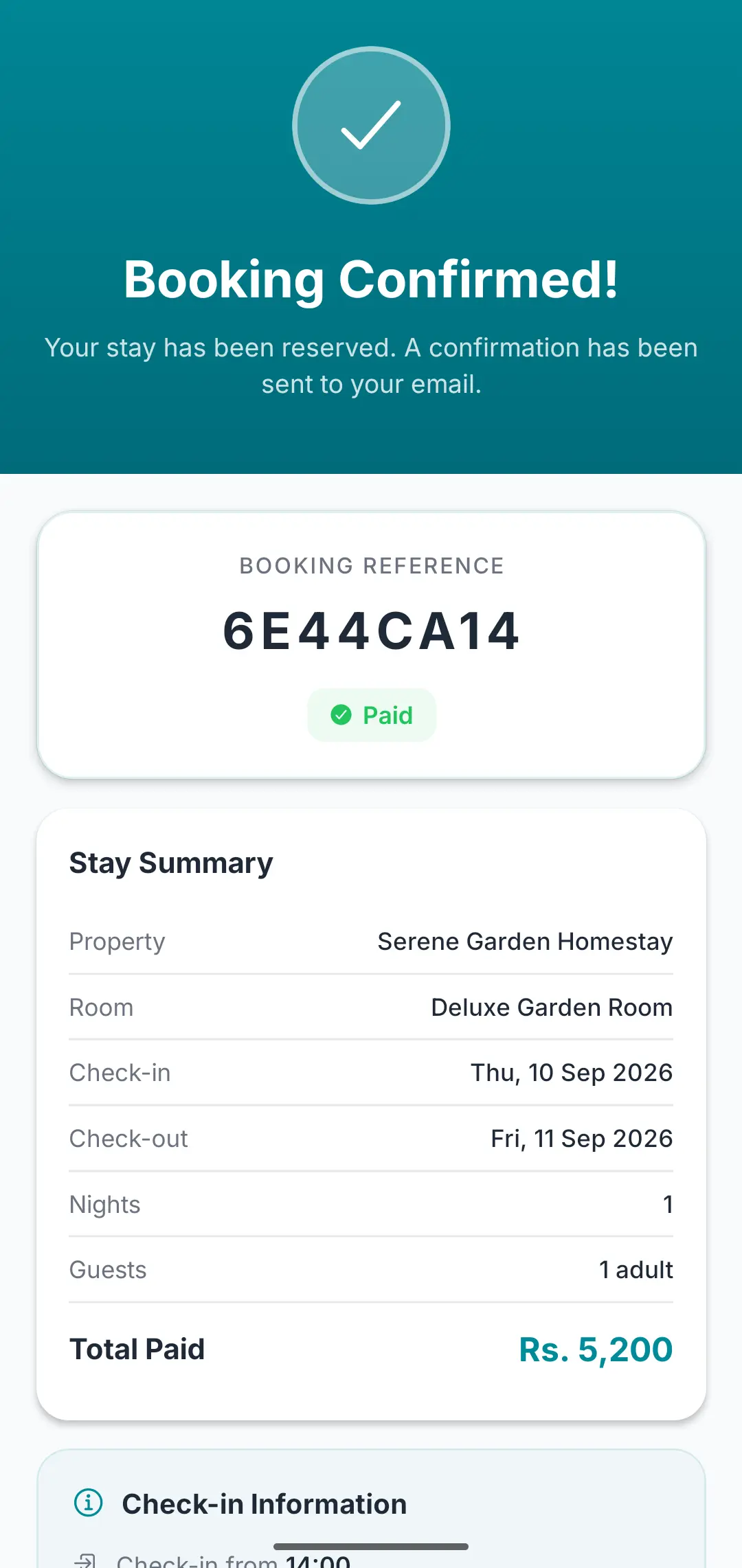 App screenshot